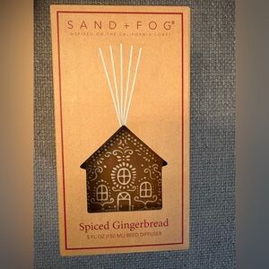 Sand + Fog Spiced Gingerbread Reed Diffuser 150ml Holiday Home Fragrance